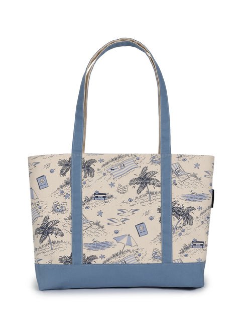 Vacation Vibes Large Zippered Tote - Ingram