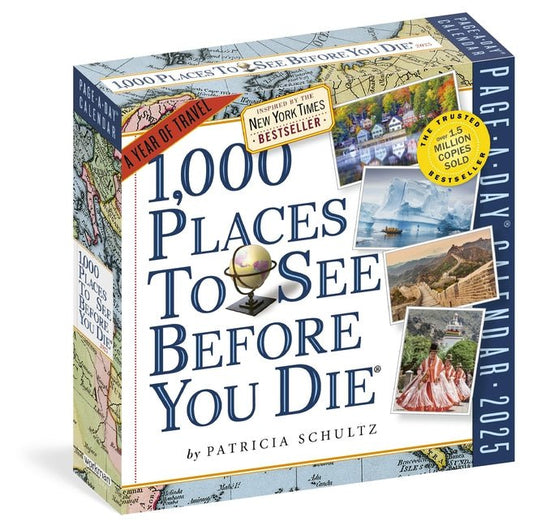 1,000 Places to See Before You Die Page-A-Day(r) Calendar 2025: A Year of Travel - Ingram