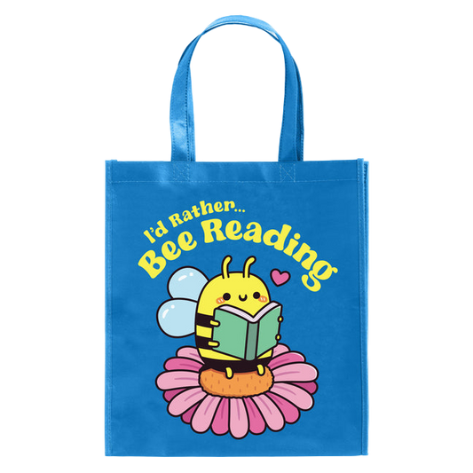 I'd Rather Bee Reading Reusable Shopping Bag