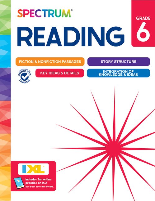 Spectrum Reading Workbook, Grade 6 - Ingram