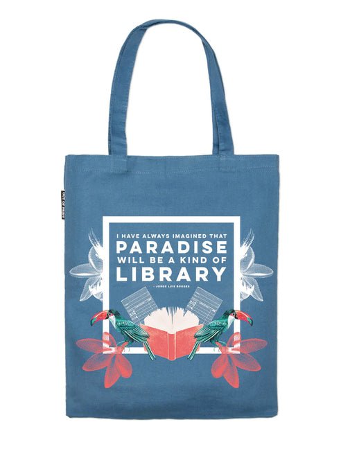 Jorge Luis Borges: Paradise Tote Bag - Ingram