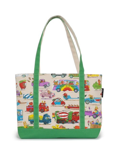 Richard Scarry: Cars and Trucks and Things That Go Large Zippered Tote - Ingram