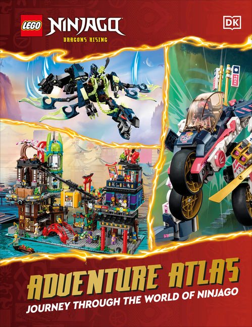 Lego Ninjago Dragons Rising Adventure Atlas: Journey Through the World of Ninjago (Without Minifigure) - Ingram