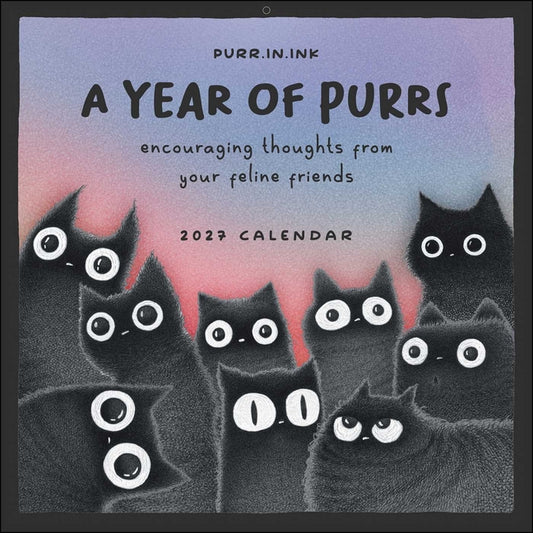 A Year of Purrs 2027 Wall Calendar - Ingram