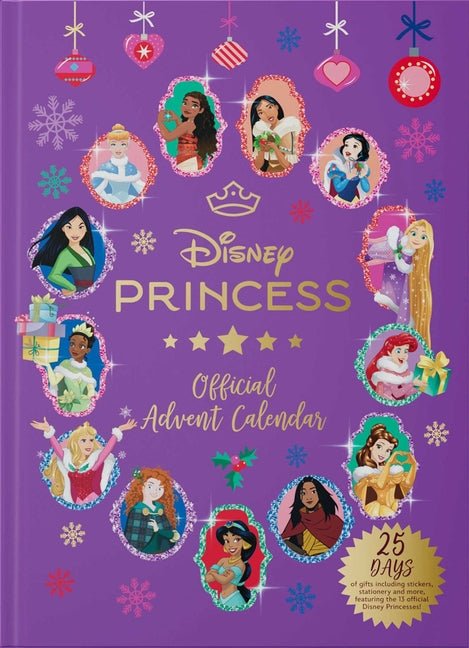 Disney Princess: The Official Advent Calendar: 25 Days of Gifts, with Stationery, Key Chains, Decorative Tapes and More!