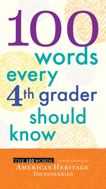 100 Words Every 4th Grader Should Know - Ingram