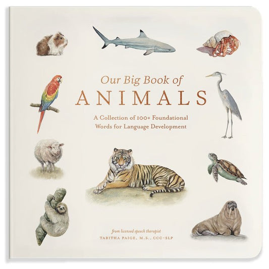 Our Big Book of Animals: First 100 Animal Words for Language Development, Including Farm, Jungle, Pets, Bugs, and More - Ingram