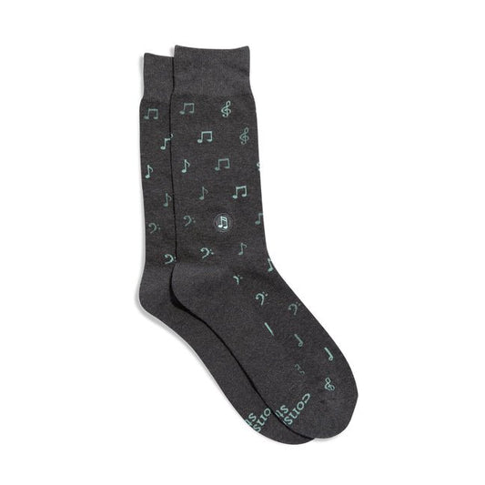 Socks That Support Music Notes - Ingram