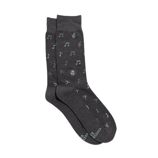 Socks That Support Music Notes
