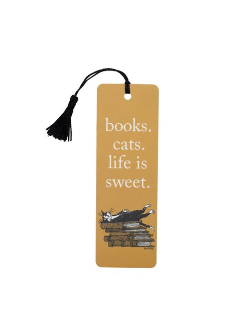 Books. Cats. Life Is Sweet. Bookmark - Ingram