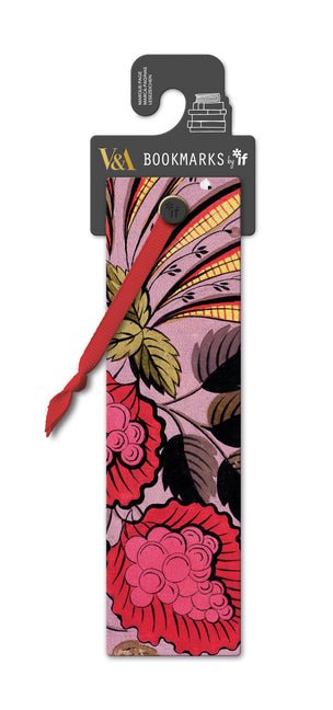 V&a Collection Bookmark Pink Berry Textile - Ingram