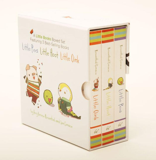 Little Books Boxed Set: Little Pea, Little Hoot, Little Oink: (Baby Board Books, Nursery Rhymes, Children's Book Sets, Nursery Books) - Ingram