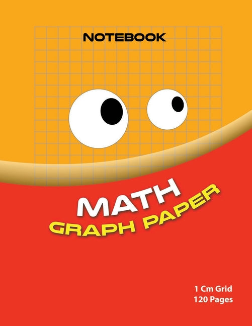 Math graph paper ( red edition ): 1cm size graph paper grid ( Color: Red 120 pages ) - Ingram