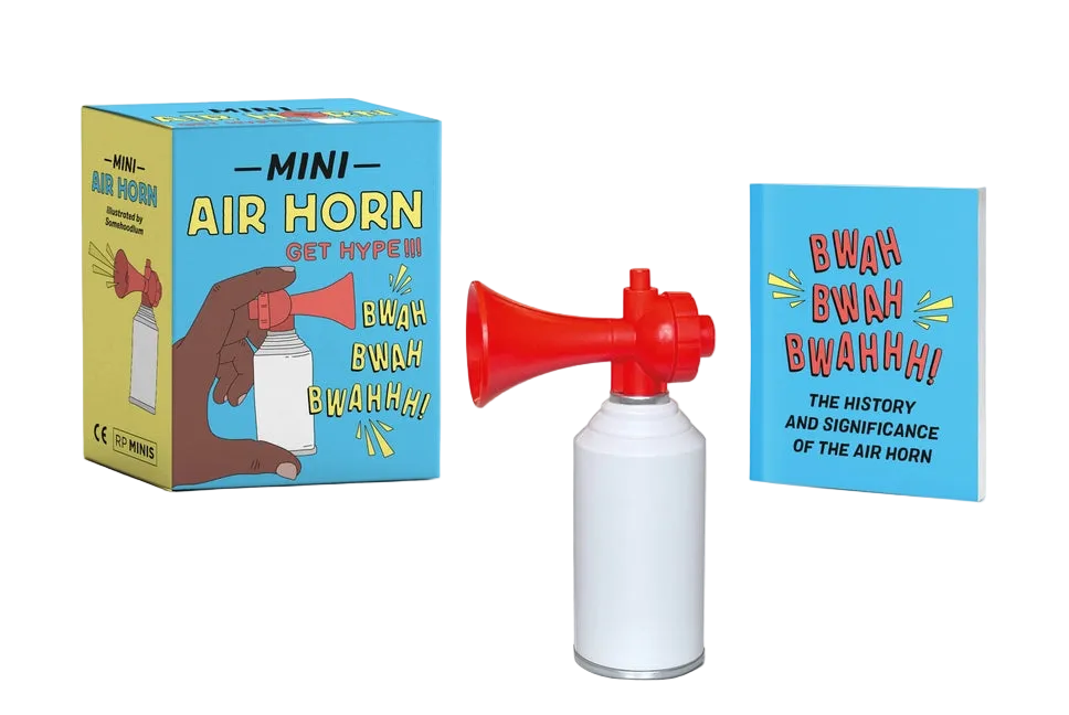 Mini Air Horn: Get Hype! [With Battery]