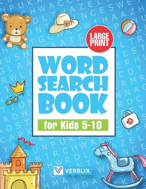 Word Search Book for Kids 5-10: Large Print Activity Book with Word Search Puzzles for Children and Beginners - Ingram