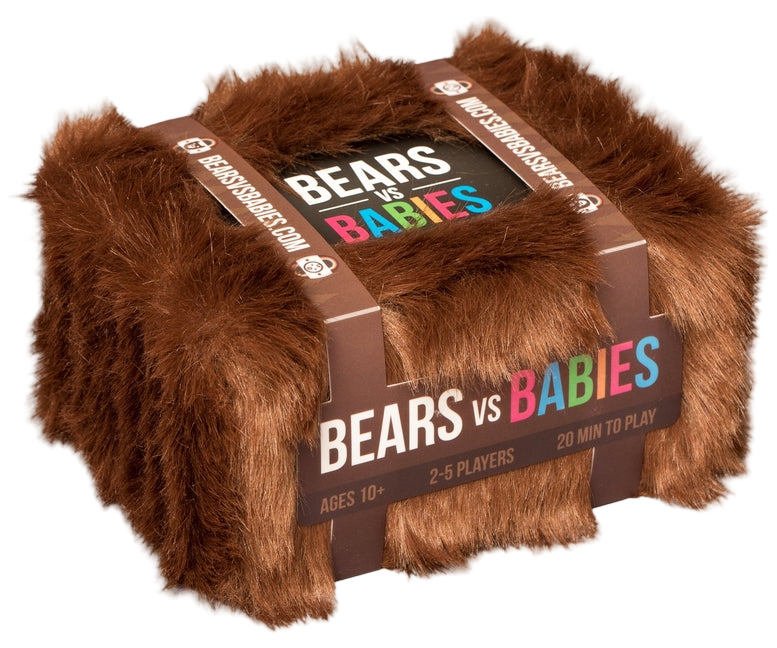 Furry game box with 'Bears vs Babies' branding on a white background