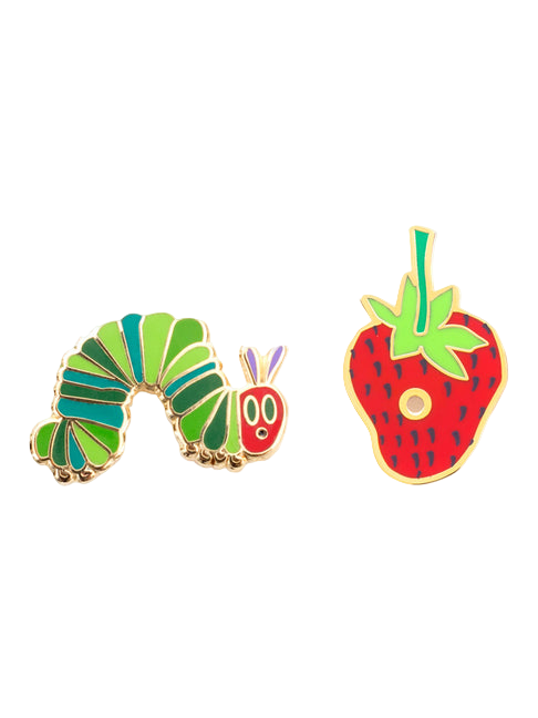 World of Eric Carle: The Very Hungry Caterpillar Enamel Pin Set - Pin Set of 2