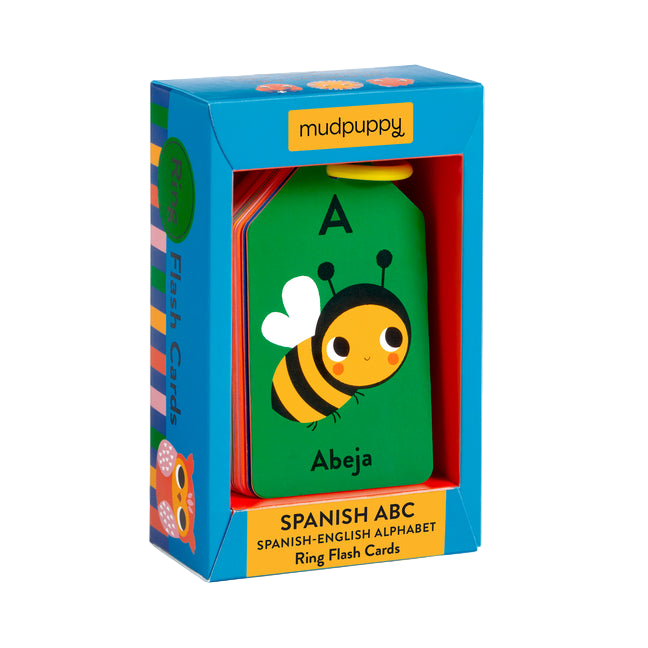 Spanish-English ABC Ring Flash Cards