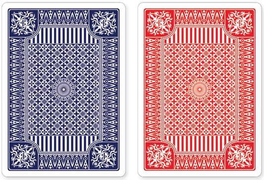 Blue and Red Premium Playing Cards, Two Standard Decks - Ingram