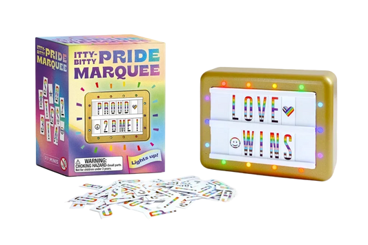 Itty-Bitty Pride Marquee: Lights Up!