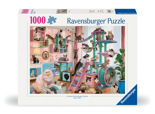 Cat Tree Heaven 1000 PC Puzzle - Ingram