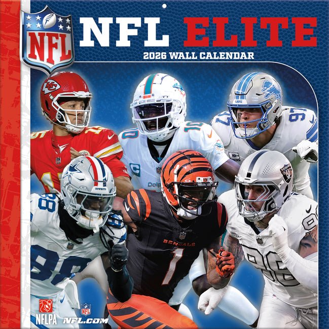 NFL Elite 2026 12x12 Wall Calendar - Ingram