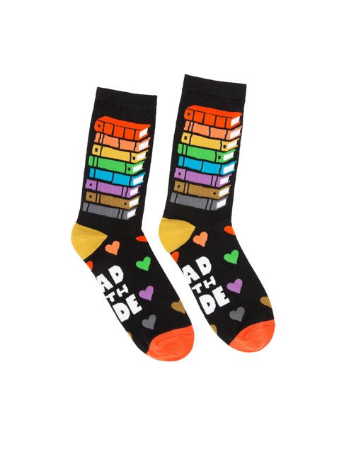 Read with Pride Socks - Large - Ingram