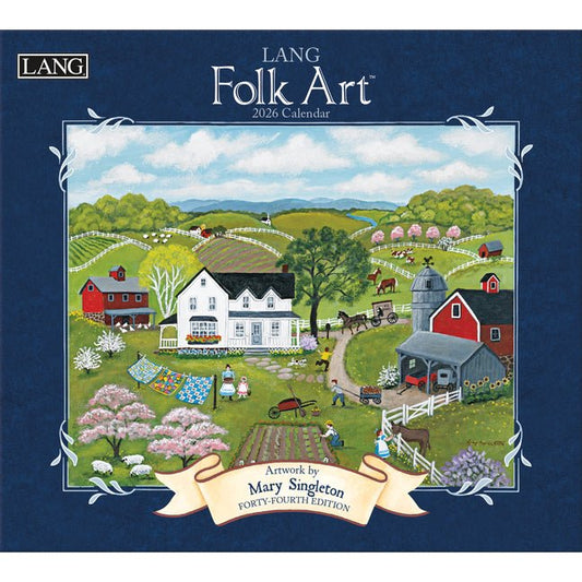 Lang Folk Art(tm) 2026 Wall Calendar - Ingram