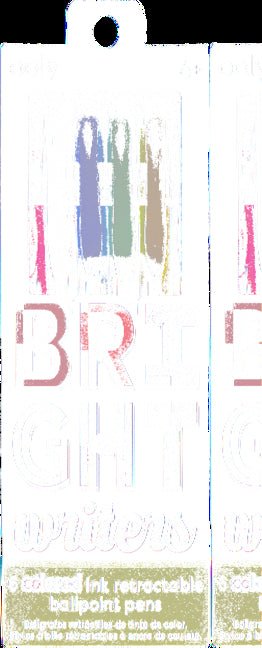 Bright Writers Colored Ballpoint Pens - Set of 6 - Ingram