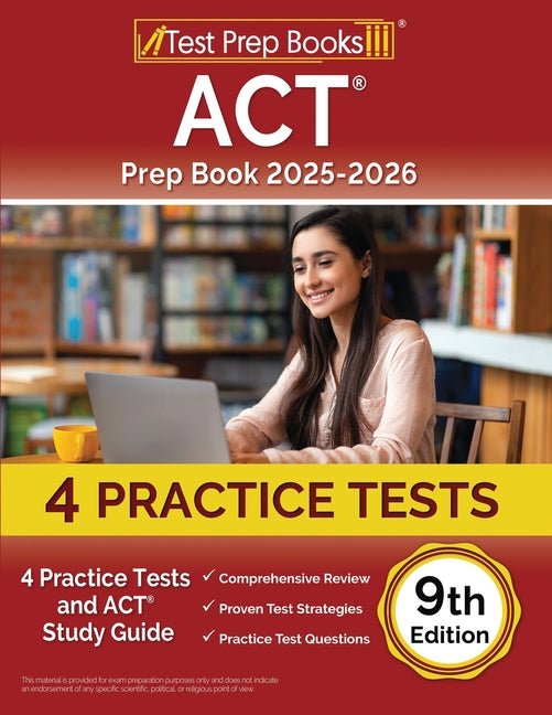 ACT Prep Book 2025-2026: 4 Practice Tests and ACT Study Guide [9th Edition] - Ingram