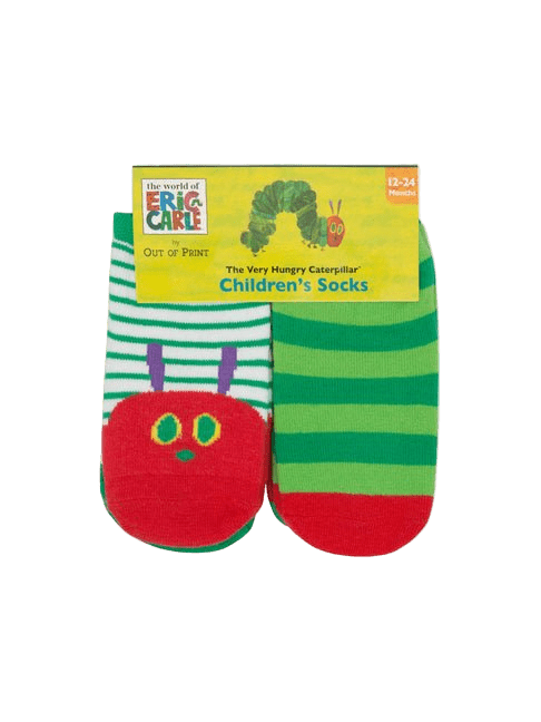World of Eric Carle: The Very Hungry Caterpillar Baby/Toddler Socks 4-Pack - 2t-3t