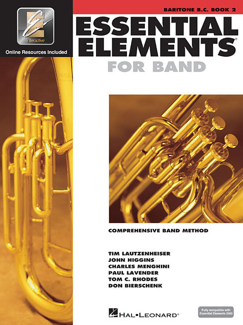 Essential Elements for Band Book 2 with Eei Baritone B.C. Concert Band Method with Online Audio - Ingram