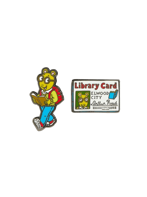 Arthur Enamel Pin Set - Pin Set of 2
