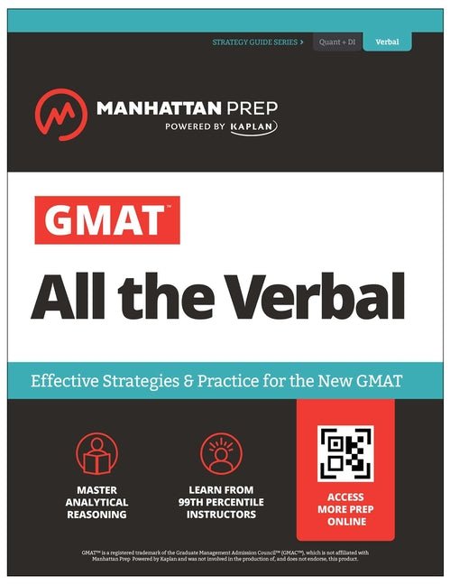 GMAT All the Verbal: Effective Strategies & Practice for the New GMAT + Atlas Online - Ingram