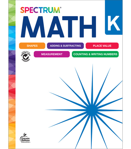 Spectrum Math Workbook, Grade K - Ingram