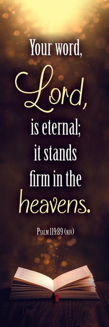 Bookmark - Adult - Your Word - Psalm 119:89 (Niv) - Ingram