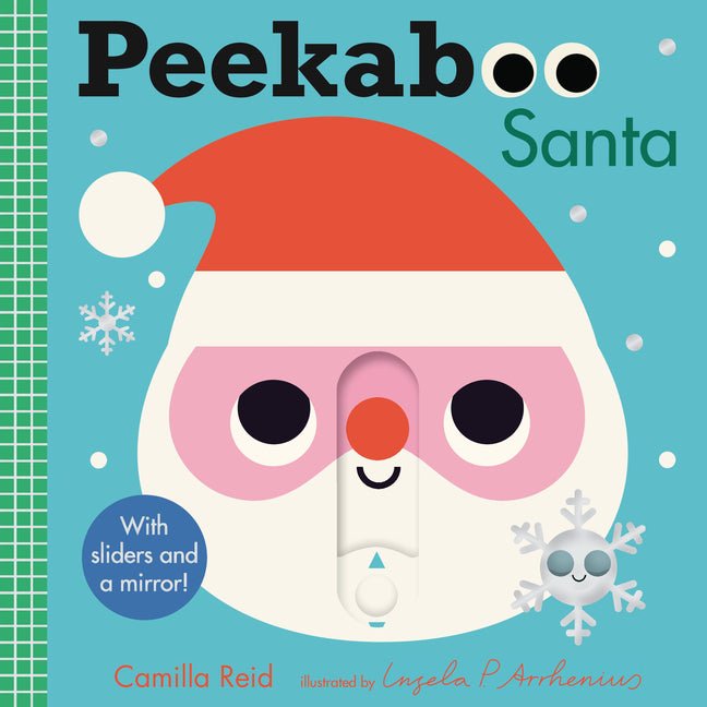 Peekaboo: Santa: (An Interactive Board Book for Babies & Toddlers with Mirror & Sliders to Push, Pull, or Turn. Cute Christmas Artwork Includes an Elf - Ingram