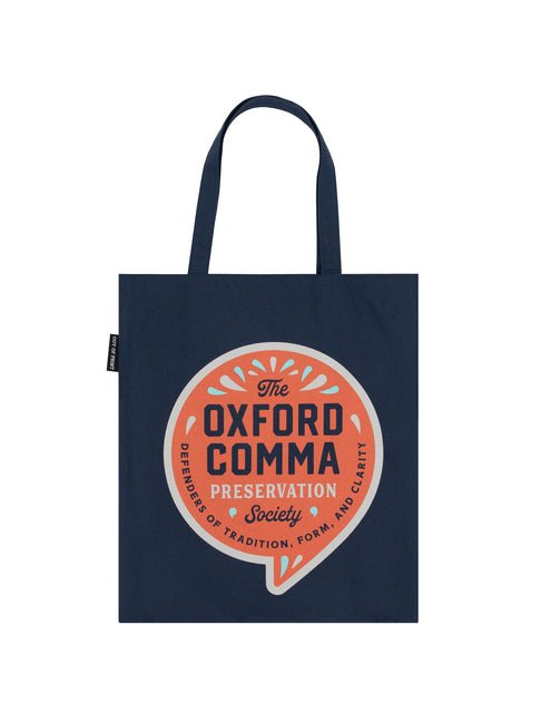 Oxford Comma Preservation Society Tote Bag - Ingram