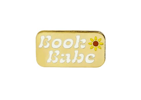 Book Babe Enamel Pin