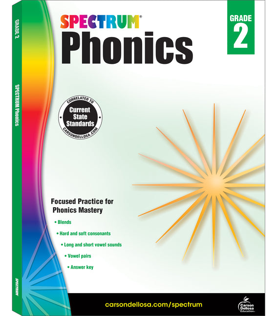 Spectrum Phonics, Grade 2: Volume 92 - Ingram