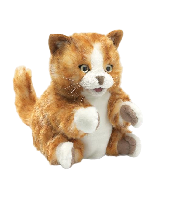Orange Tabby Kitten Puppet