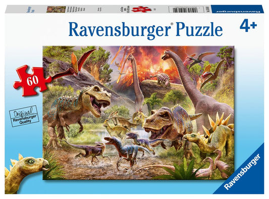 Dinosaur Dash 60 PC Puzzle - Ingram