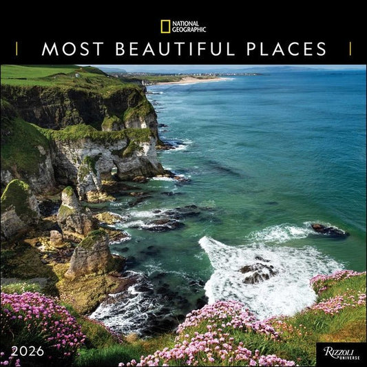 National Geographic: Most Beautiful Places 2026 Wall Calendar - Ingram