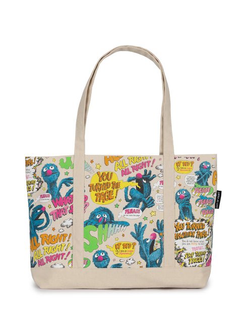 Sesame Street: The Monster at the End of This Book Large Zippered Tote - Ingram