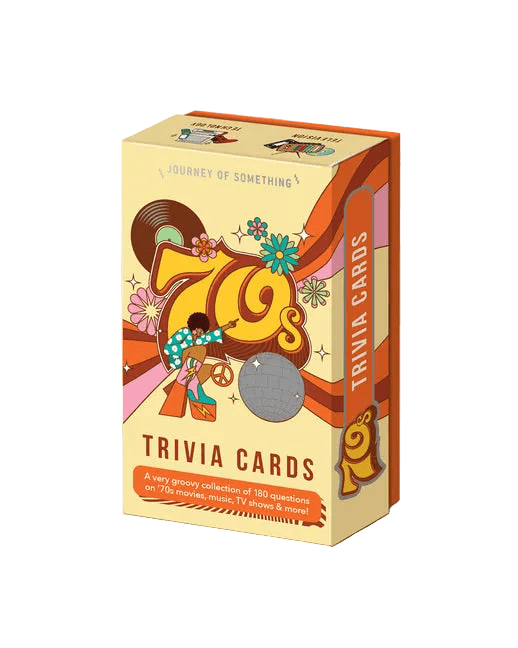 70s Trivia Card Game - Fun Adult Party Game