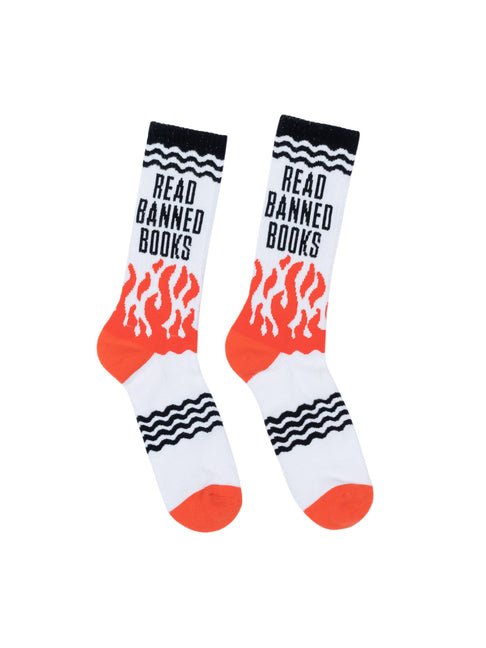 Read Banned Books Gym Socks - Large - Ingram