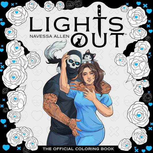 Lights Out: The Official Coloring Book: Page-Turning Scenes (and a Few Cat Cameos) from Navessa Allen's Into Darkness