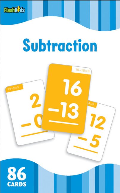 Subtraction Flash Cards - Ingram