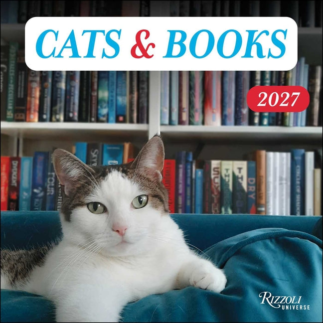 Cats & Books 2027 Wall Calendar - Ingram