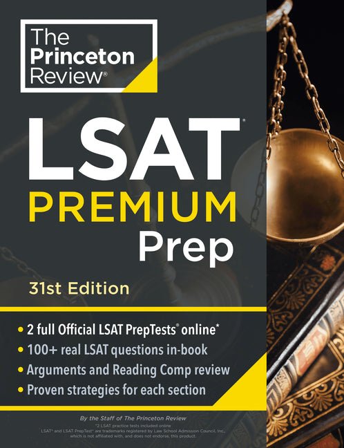 Princeton Review LSAT Premium Prep, 31st Edition: 2 Official LSAT Preptests + Real LSAT Drills + Review for the New Exam